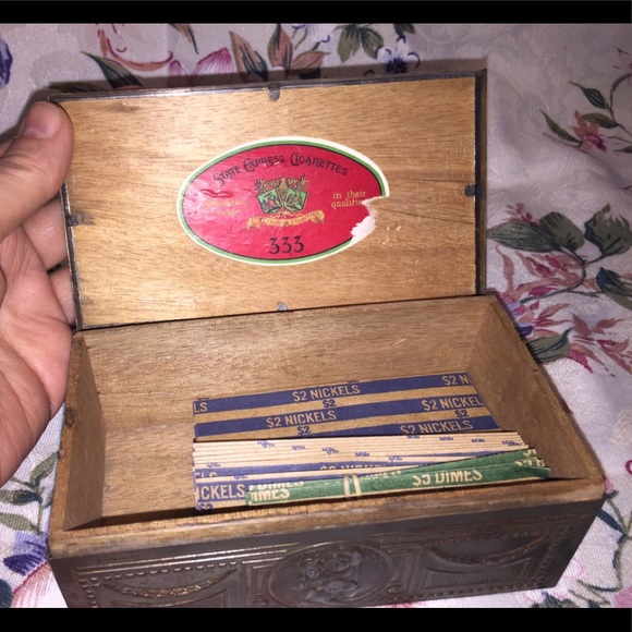Vintage “State Express Cigarettes” Tin Stamped Box - Picture 6 of 8